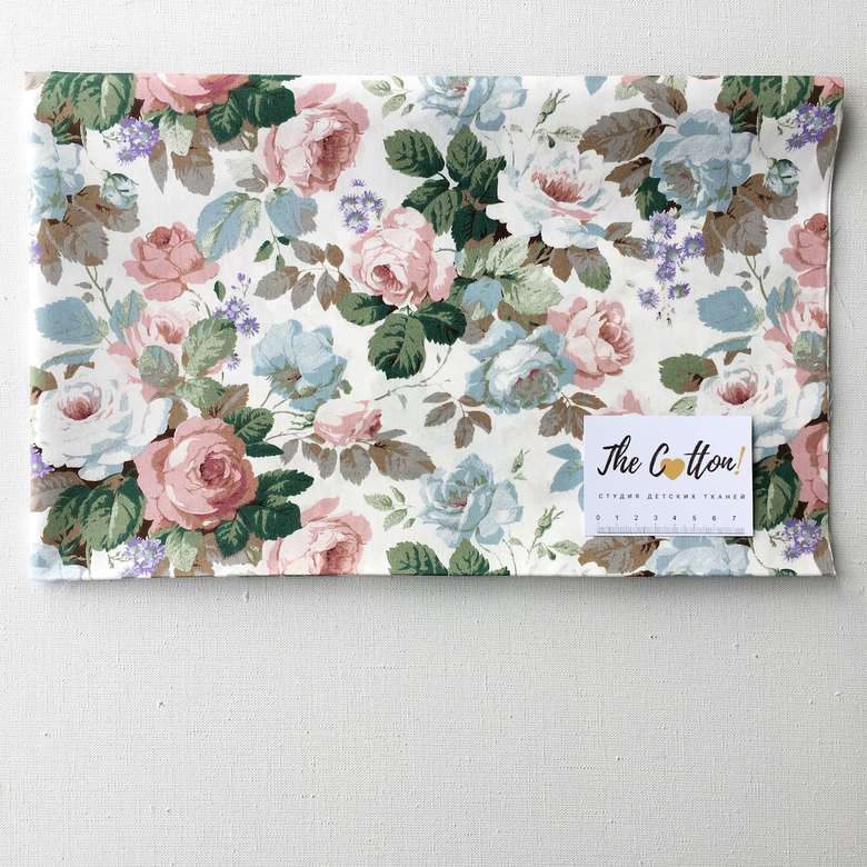 14.205. Бавовна Сатин - Старовинні троянди