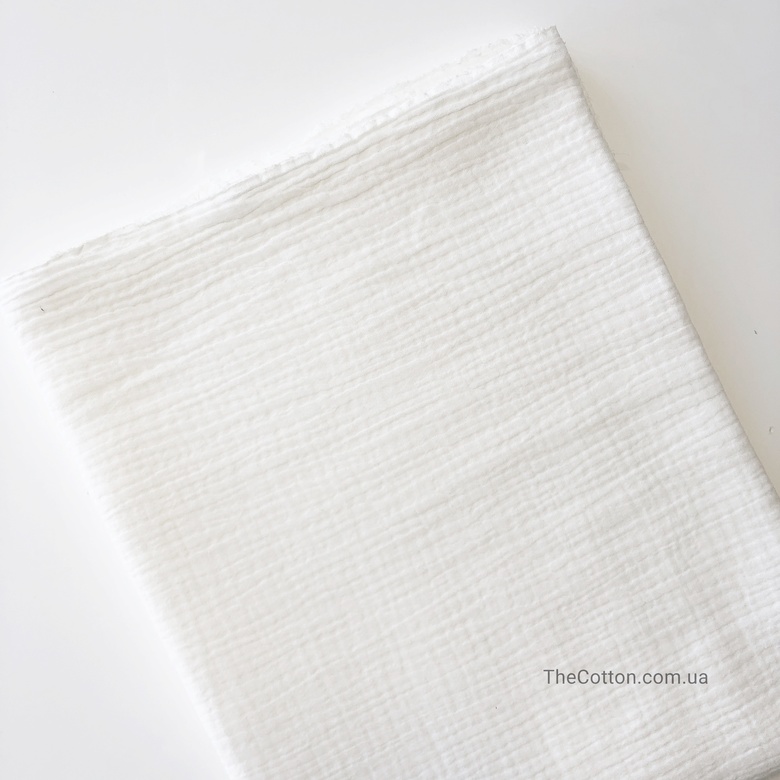 Муслін двошаровий - Білий (41)