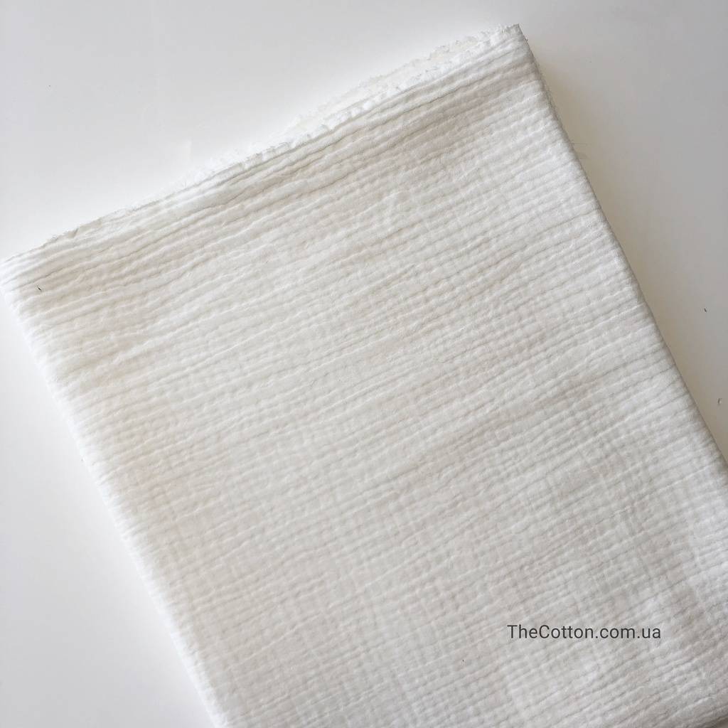 Муслин двухслойный, Молоко - студия детских тканей The COTTON!