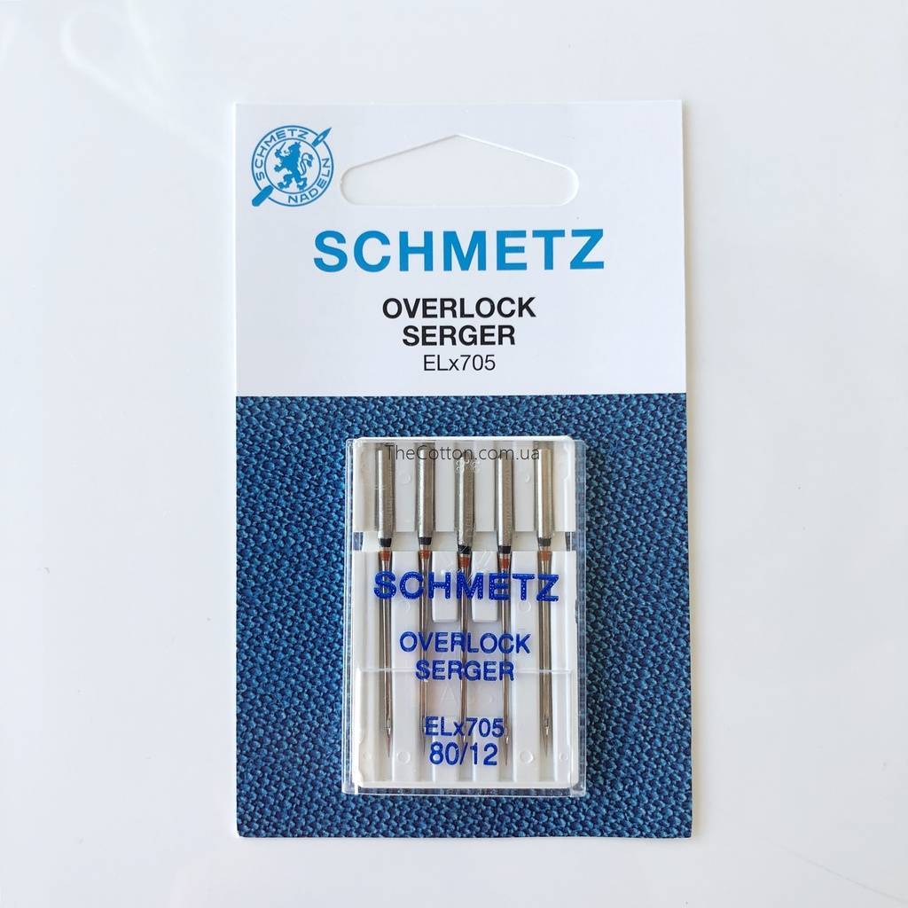 87.61.1. Голки для оверлока, Overlock, Номер: 5x80