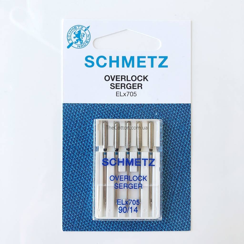 87.61.2. Голки для оверлока, Overlock, Номер: 5x90