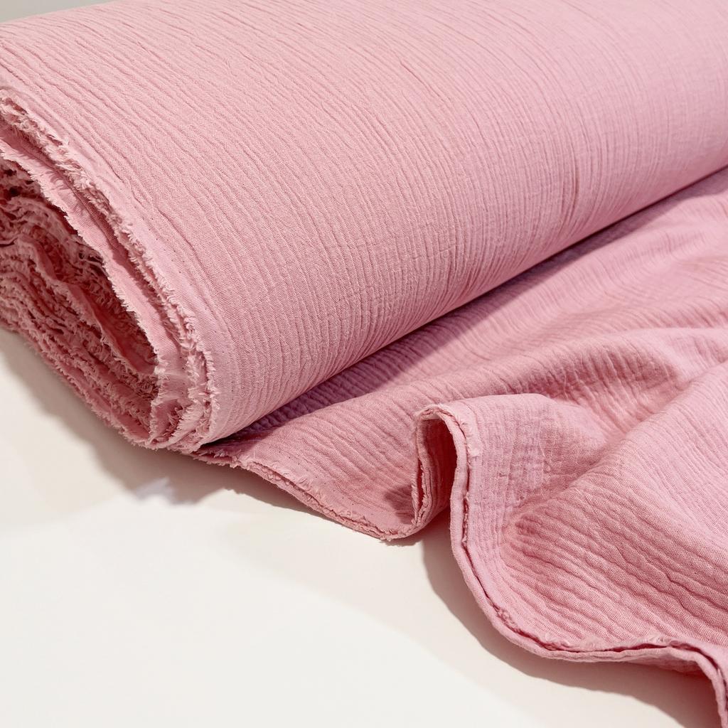 Муслін двошаровий Рум'яна роза (87)