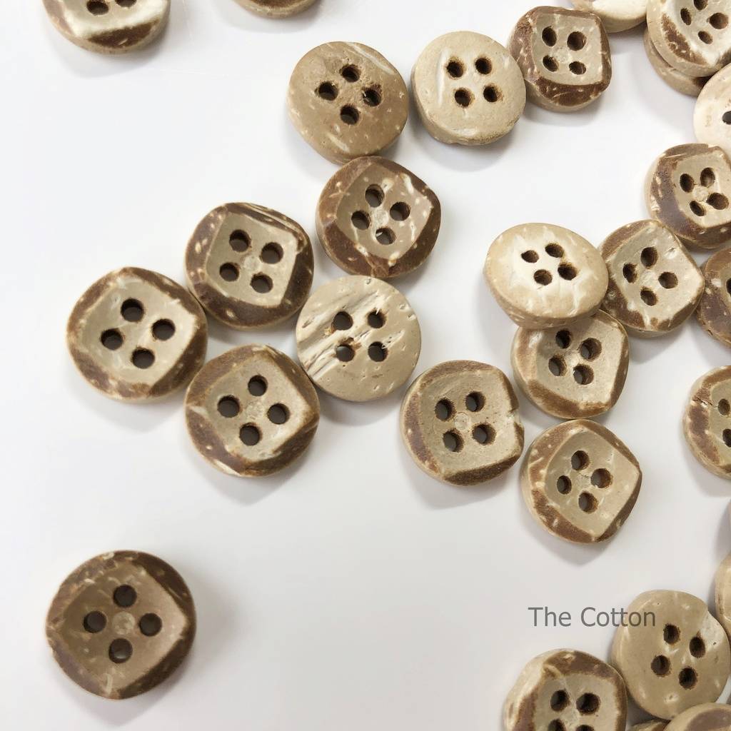 Кокосовые пуговицы, купить опт и розница