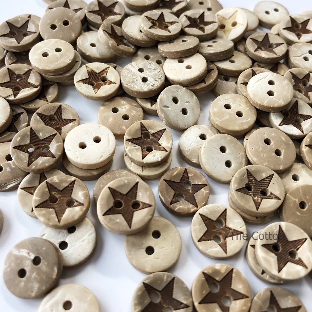 Пуговицы натуральные из скорлупы кокоса - купить Украина