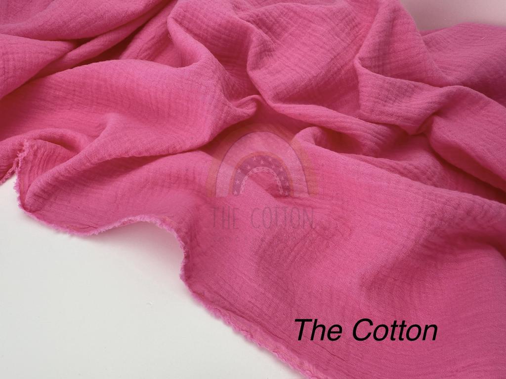 25.78. Муслін двошаровий - насичено-рожевий (17)