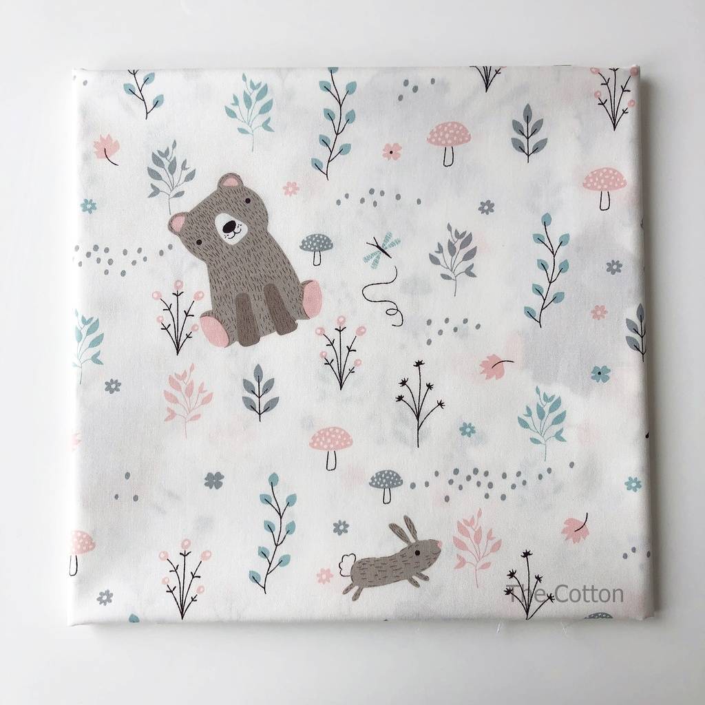 14.375. Відрізи - Звіри на полянці в пастельних тонах