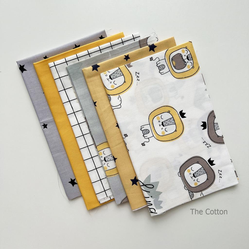 Набір бавовняних тканин для шиття та рукоділля - печворку, м'яких іграшок та інших текстильних виробів.