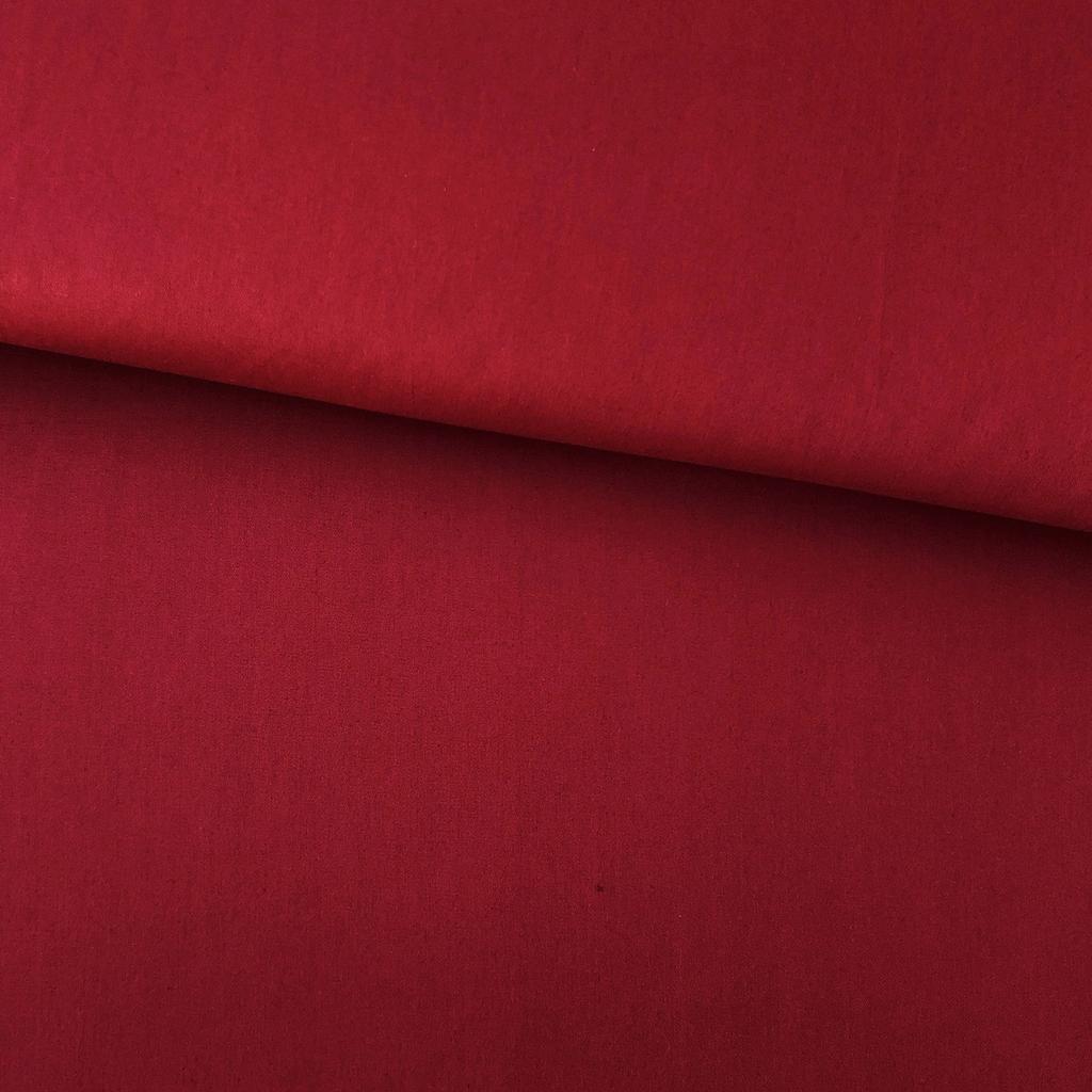 15.06.3. Відрізи бавовни - Сатин однотонний - Темно-червоний