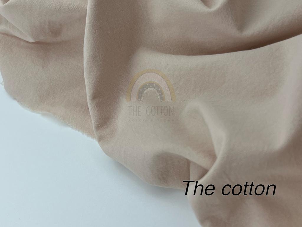 Варена Бавовна однотон - Бежево-пудровий