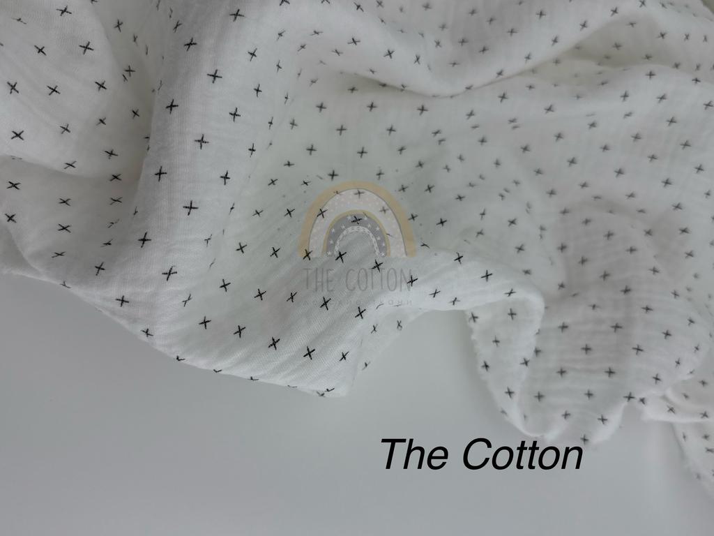 Муслін - Плюсики на молочному