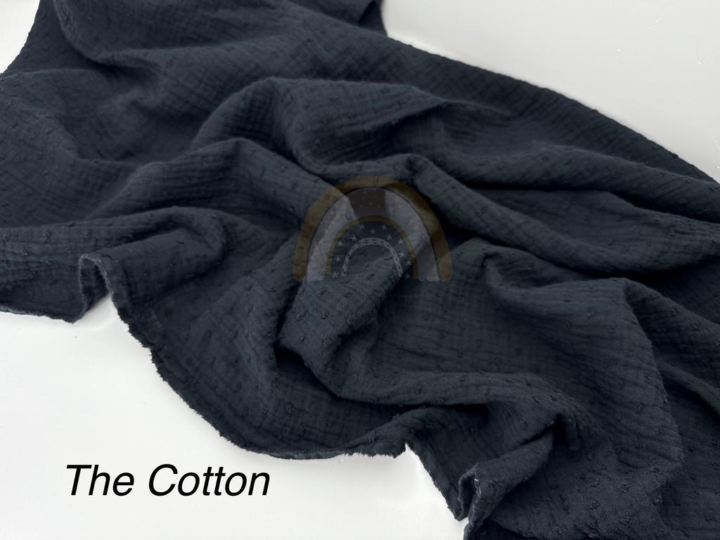 Муслін мушка - Однотон  чорний