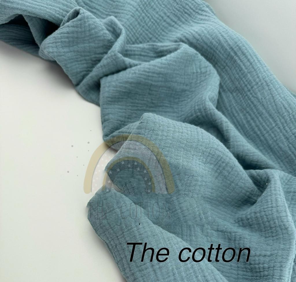 Муслін двошаровий - Однотон  шавлія (38)