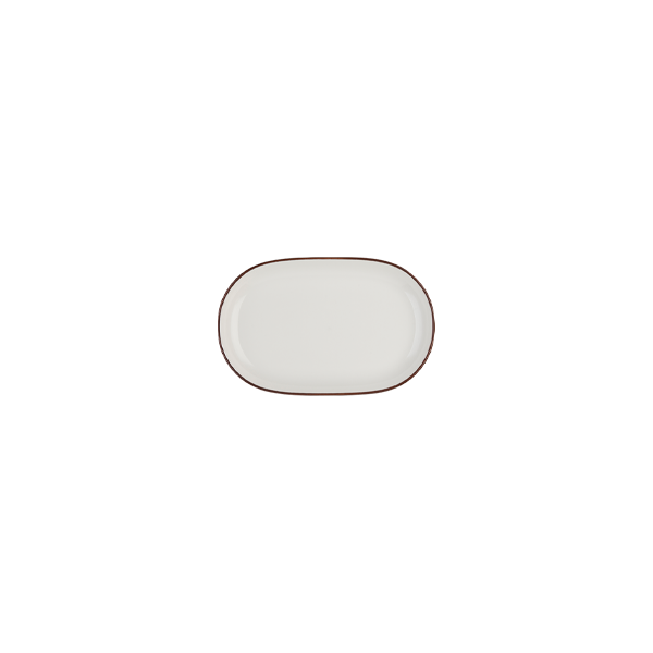 Блюдо овальное 18 см ID FINE, Modest Brown (12)
