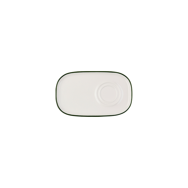 Блюдце прямоугольное 22х13 см ID FINE, Modest Green (12)