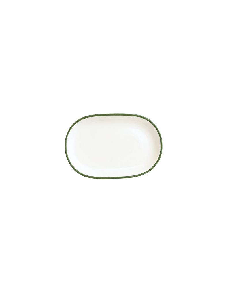 Блюдо овальное 14 см ID FINE, Modest Green (12)