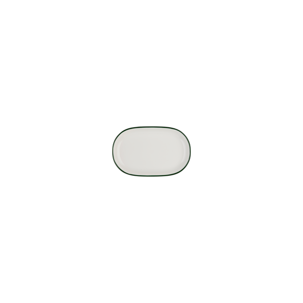 Блюдо овальное 14 см ID FINE, Modest Green (12)
