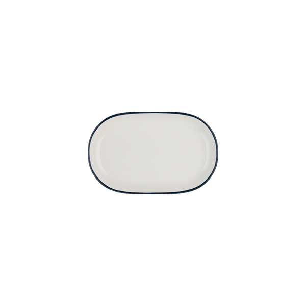 Блюдо овальное 23 см ID FINE, Modest Navy (12)