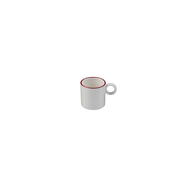 Чашка эспрессо цилиндр 80 мл ID FINE, Modest Maroon (12)