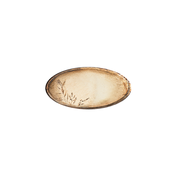 Блюдо овальное 26 см ID FINE, Fall Beige