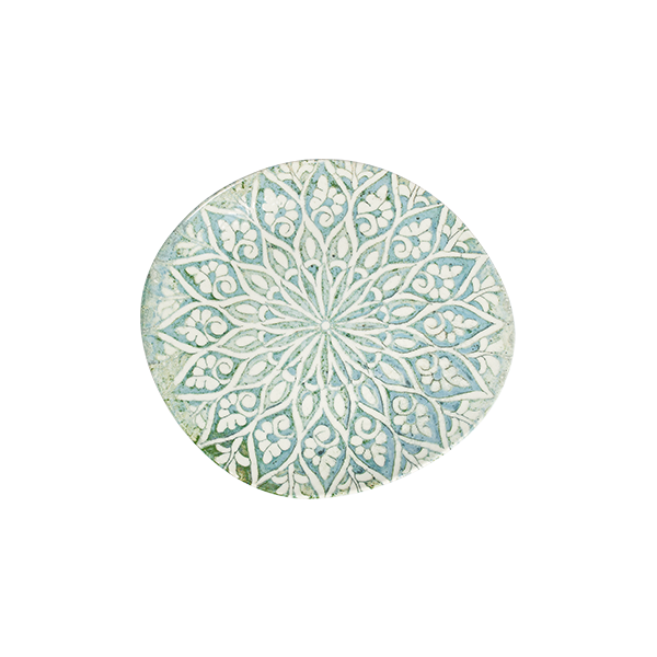Тарелка асимметричная 21 см, 1972 by ID FINE, Granada Turquoise (12)