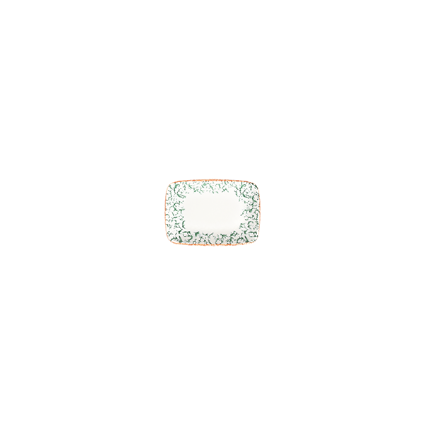 Блюдо прямоугольное 12х8 см ID FINE, Venecia Green (12)