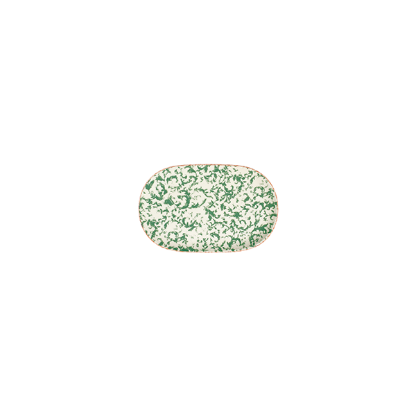 Блюдо овальное 18х12 см ID FINE, Venecia Green (12)
