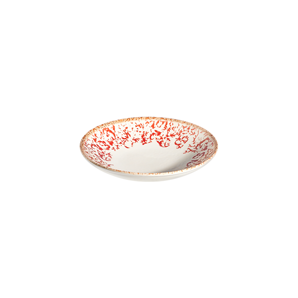 Тарелка глубокая 25 см 1140 мл ID FINE, Venecia Maroon (12)