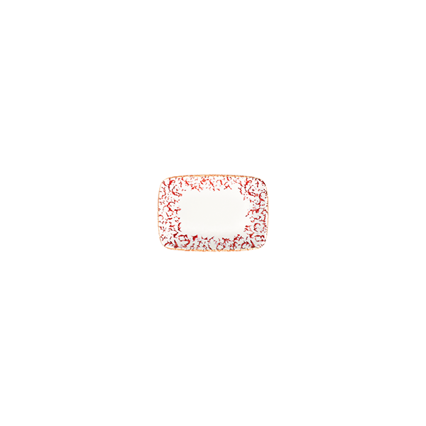 Блюдо прямоугольное 14х10 см ID FINE, Venecia Maroon (6)