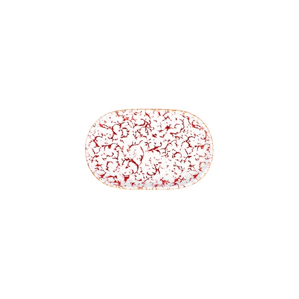 Блюдо овальное 23х15 см ID FINE, Venecia Maroon (12)