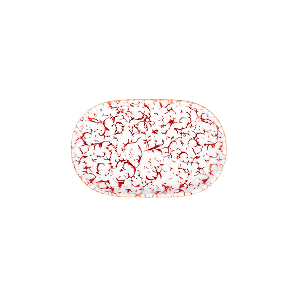 Блюдо овальное 28х18 см ID FINE, Venecia Maroon (12)