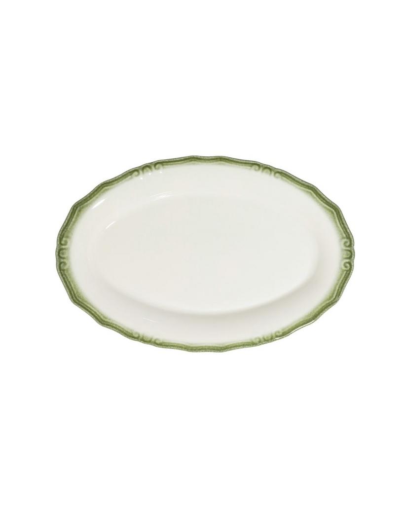 Блюдо овальное 26  см ID FINE, Relic Green (6)
