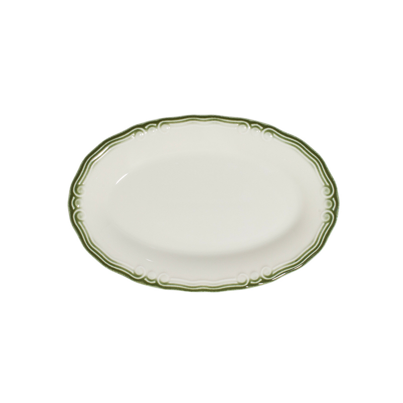 Блюдо овальное 26  см ID FINE, Relic Green (6)