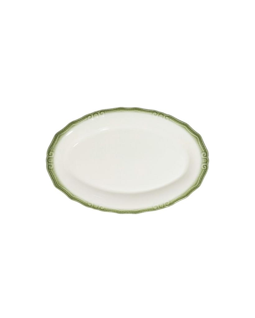 Блюдо овальное 21  см ID FINE, Relic Green (6)