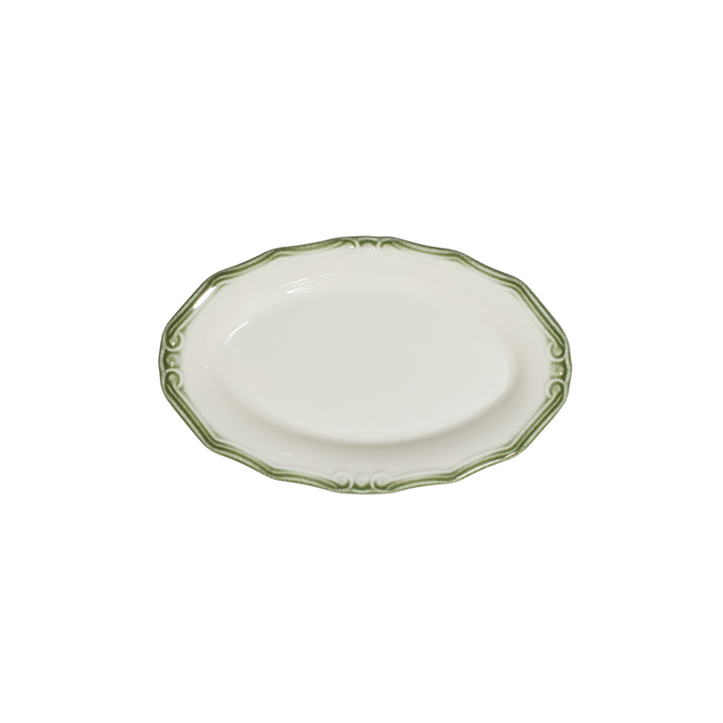 Блюдо овальное 21  см ID FINE, Relic Green (6)