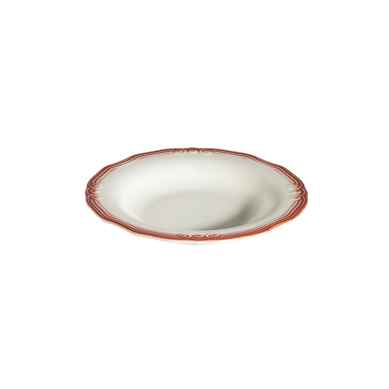 Тарелка глубокая 22 см 330 мл ID FINE, Relic Maroon (12)