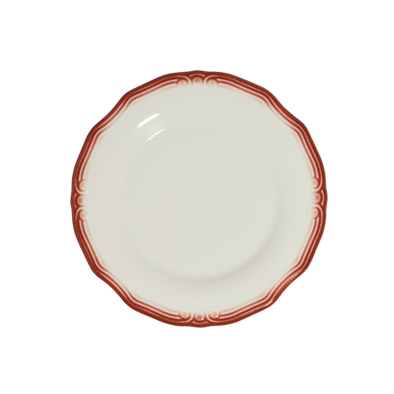 Тарелка 25 см ID FINE, Relic Maroon (12)