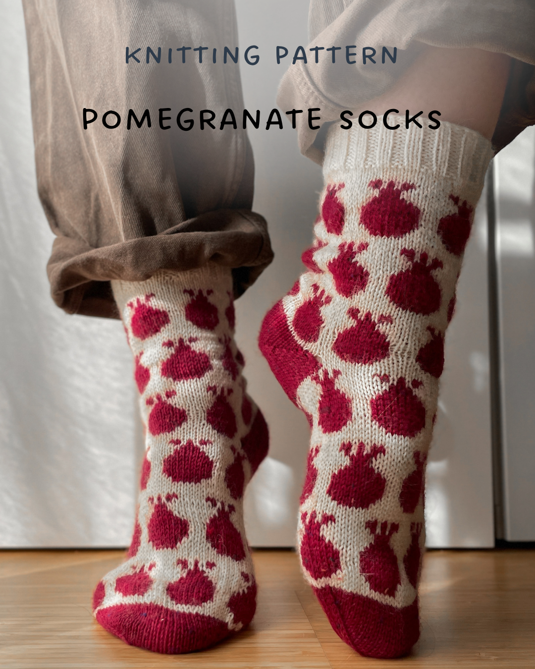 Pomegranate socks