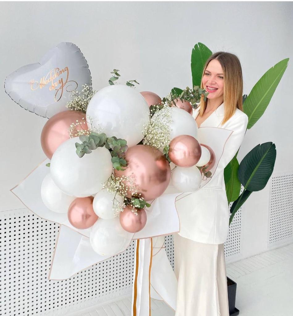 Букеты из шаров купить в Москве с доставкой по выгодной цене - интернет-магазин SharLux