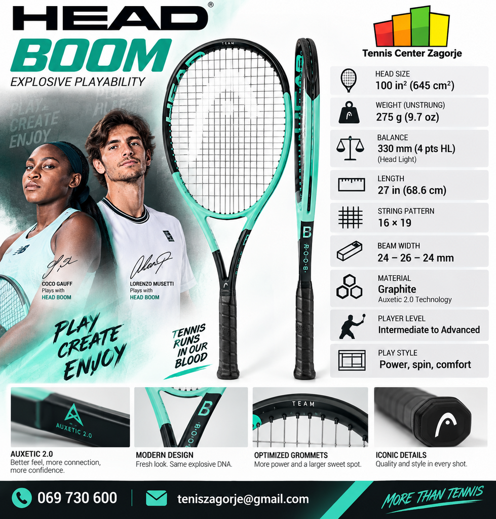 Head boom 275 gr