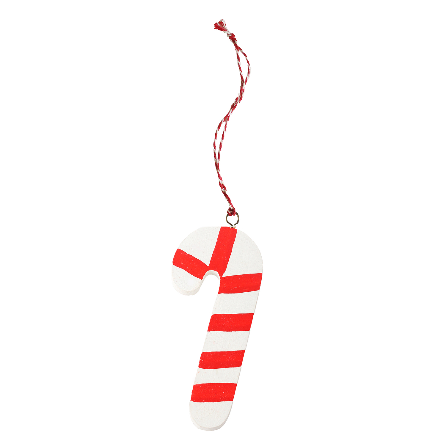 Підвіска ялинкова дерев'яна "Льодяник білий" DreamWood