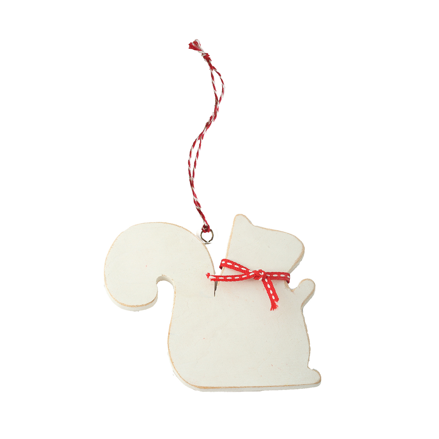 Підвіска ялинкова дерев'яна "Білочка" DreamWood
