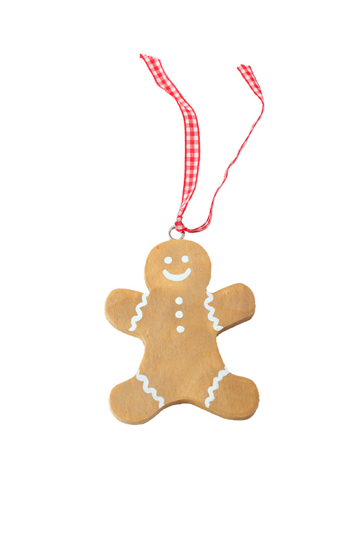 Підвіска ялинкова дерев'яна "Пряничний чоловічок" DreamWood