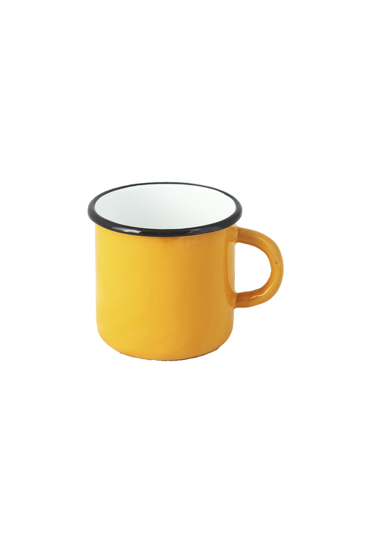 Кружка емальована гірчична 0,3л
