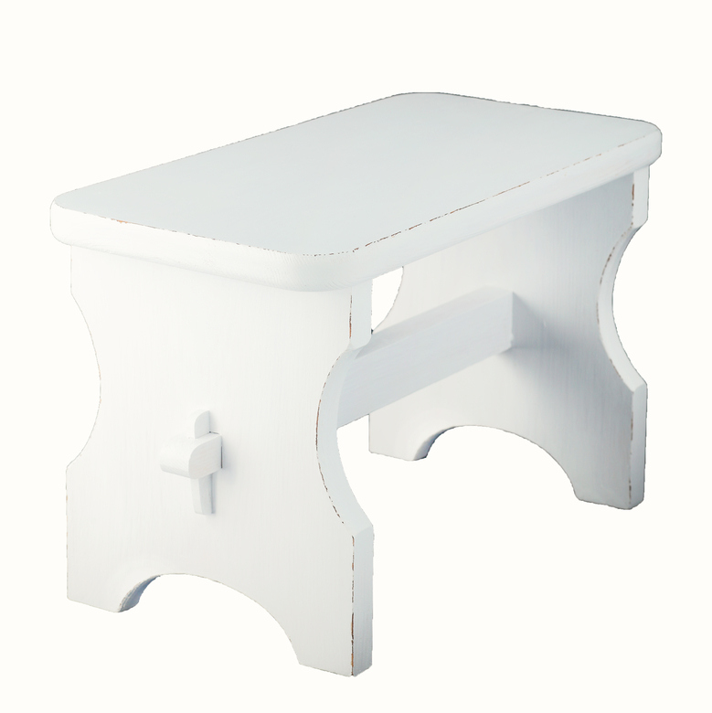 Стільчик 20х40см дерев'яний білий DreamWood