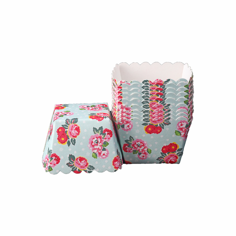 Формочки для кексов усиленные в розочки 10шт.