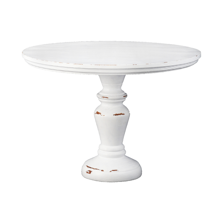 Подставка под торт деревянная белая 26см DreamWood