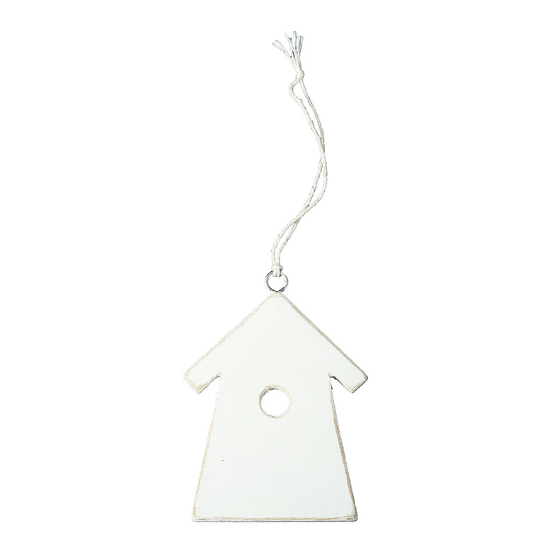 Підвіска "Шпаківня" декоративна біла 7см DreamWood