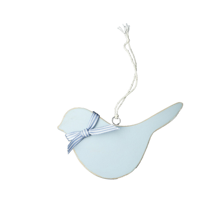 Підвіска дерев'яна "Пташка" голуба 10см DreamWood