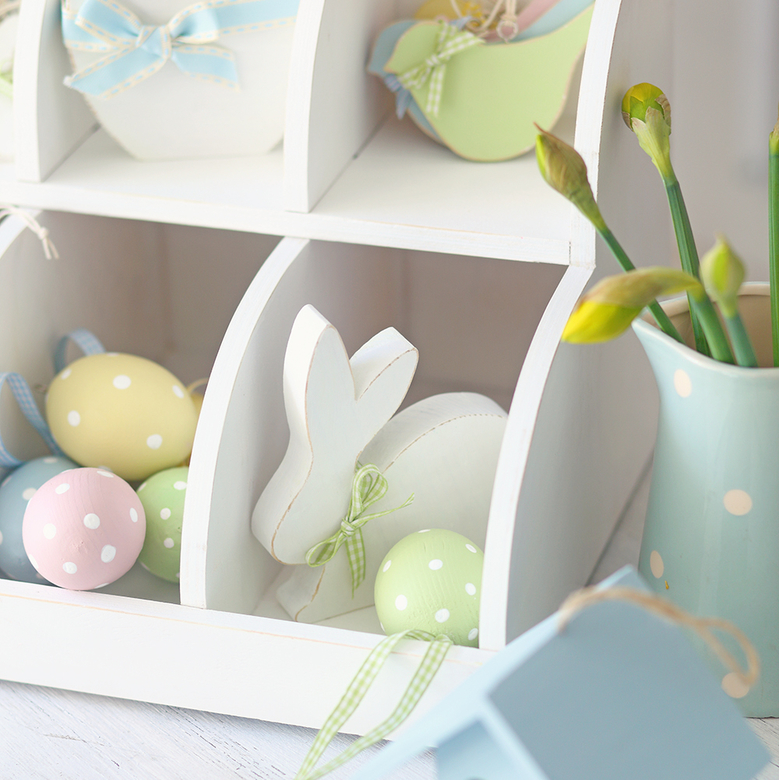 Підвіска дерев'яна "Яйце пасхальне" жовте зі стрічкою 6см DreamWood