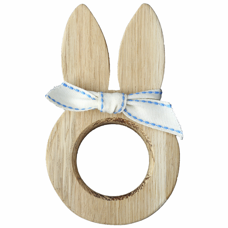 Підставка під яйце дубова "Вушка зайчика" 12см DreamWood